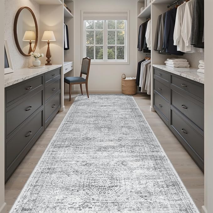 Soalmost 4x10 Wide Hallway Runner Rug: Washable Soft Rug Runners
