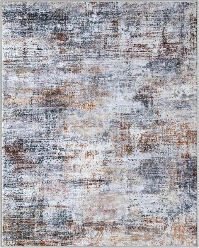 IOHOUZE Abstract Area Rug 4x5 Ft Washable Rugs