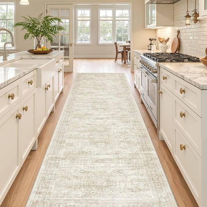 Kitchen Runner Rugs Non Skid Washable