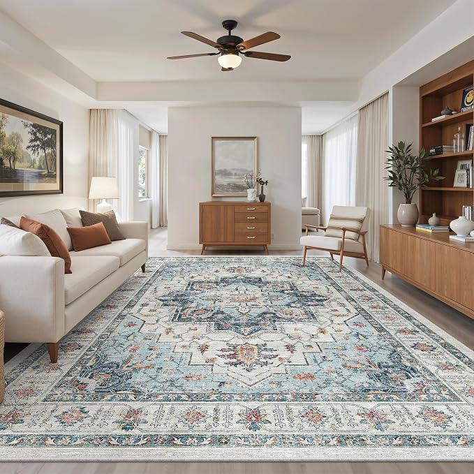 Madane Washable Rug 8x10 Area Rugs
