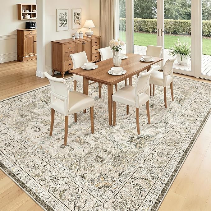 Madane Washable Rug 8x10 Area Rugs