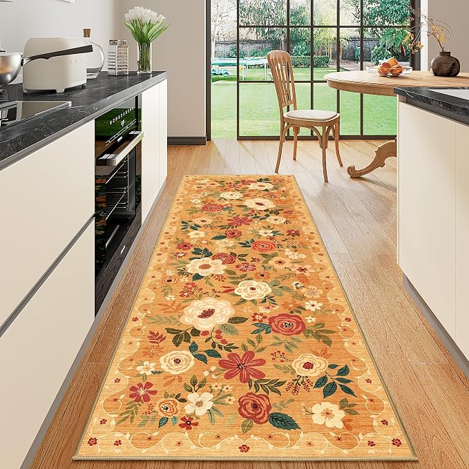 DUKINO Runner Rug, 2.6x8 Kitchen Rug
