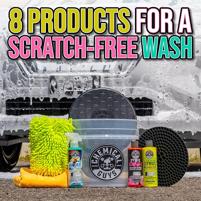 Chemical Guys Car Cleaning Kit, Complete Car Wash Kit