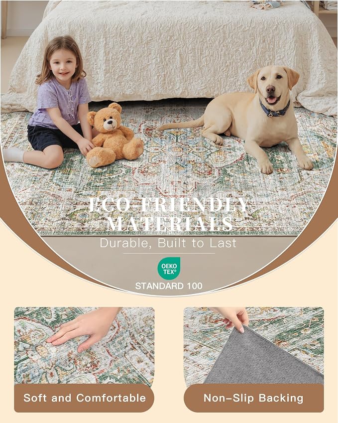 Madane Washable Runner Rug