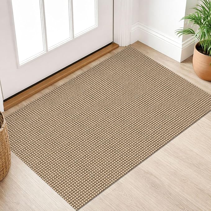 IOHOUZE Small Area Rug 2x3 Washable Woven Rugs