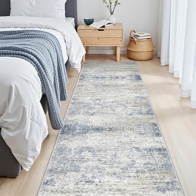 2x7 Runner Rug Non Slip, Thin Entryway Washable Rug