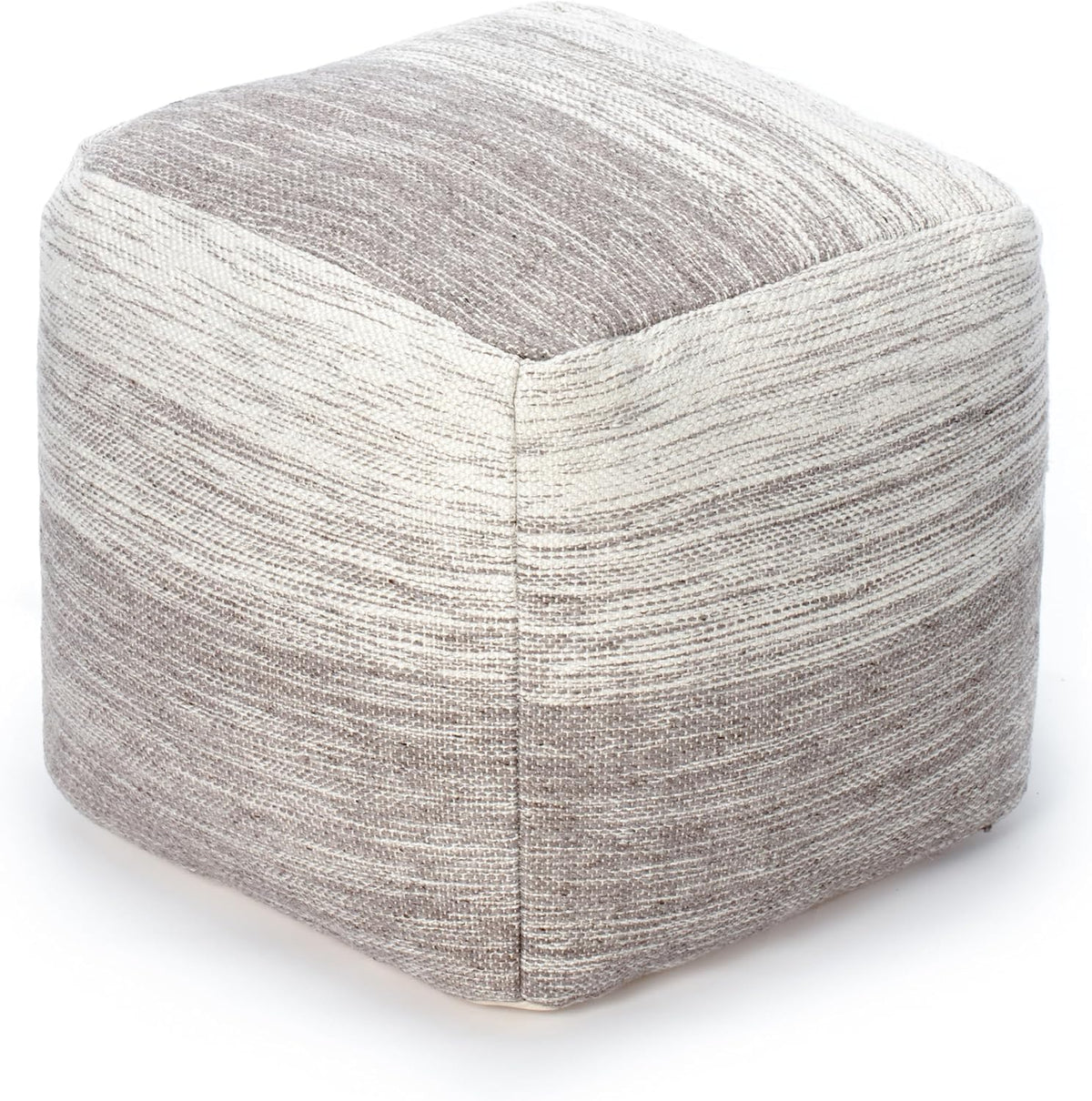 Anji Mountain 20" H x 20" W Handmade Pouf Ottoman for Living Room & Couch