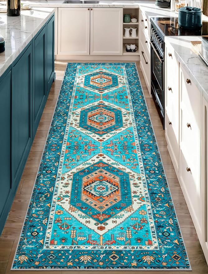 SERISSA Boho Washable Runner Rug