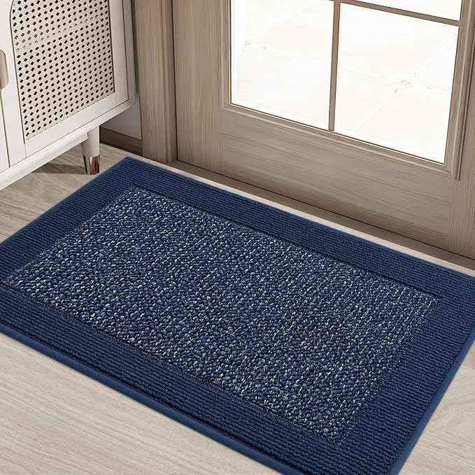 BEQHAUSE Indoor Door Mat 20" x 32", Dirt Trapper Door Mats Non-Slip Entryway