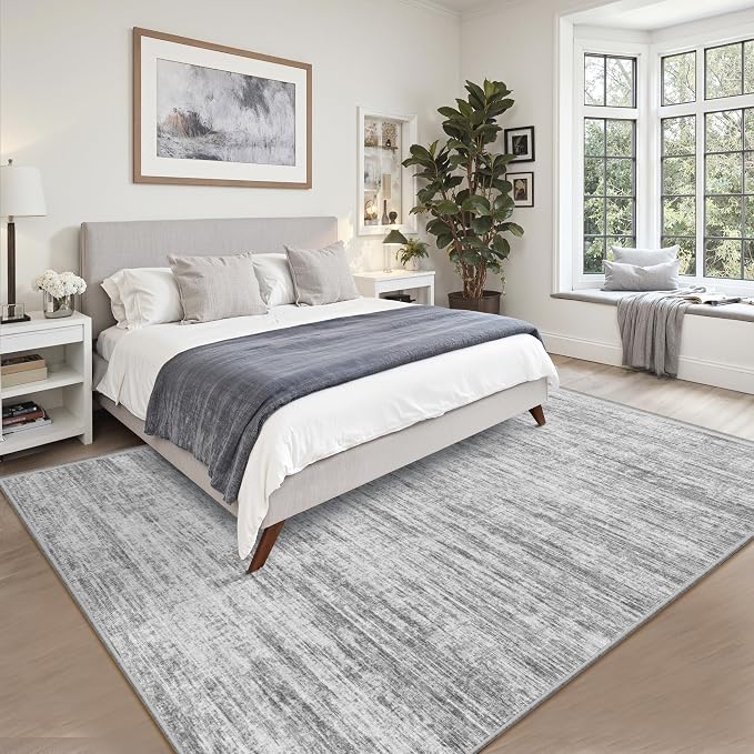 Area Rugs 9x12 for Living Room, Non-Slip Backing Machine Washable Rugs