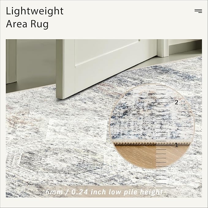 Soalmost Washable Runner Rug