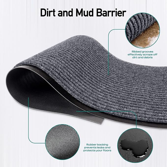 MaxMat® Extra Large Commercial Floor Mat, 3 x 5 Feet Heavy Duty Made in USA