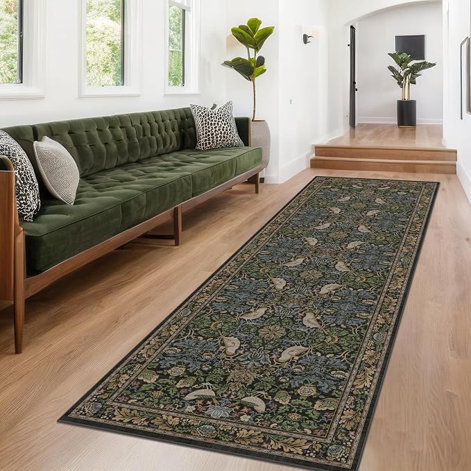 10 ft Long Vintage Runner Rugs for Hallways