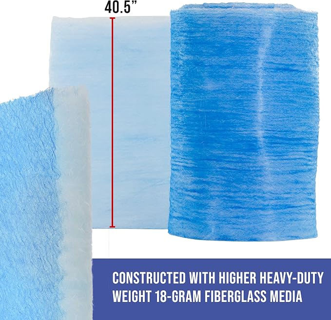 Master Airbrush Elite Paint Spray Booth Exhaust Filter Roll 40.5" x 300'