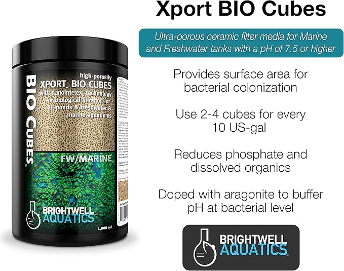 Brightwell Aquatics Xport BIO Cubes