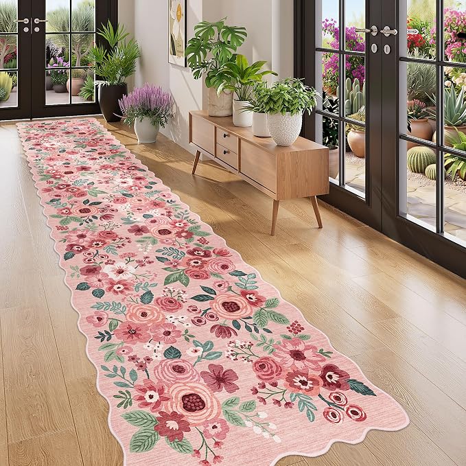 DUKINO Washable 2.6x12 Runner Rug