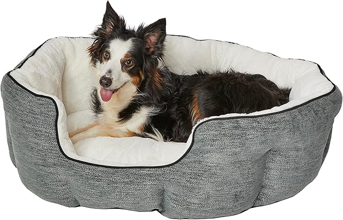 MidWest Homes for Pets Medium QuietTime Deluxe Pet Bed- Evergreen/Fur
