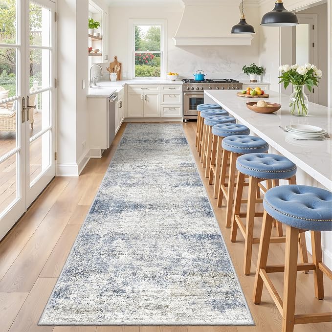3x10 Runner Rug Non Slip Washable