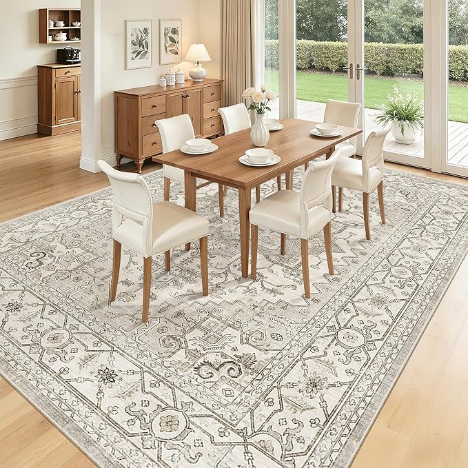 Madane Washable Rug 8x10 Area Rugs