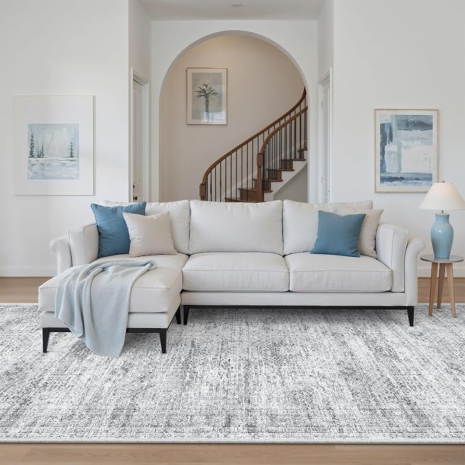 Soalmost 4x10 Wide Hallway Runner Rug: Washable Soft Rug Runners