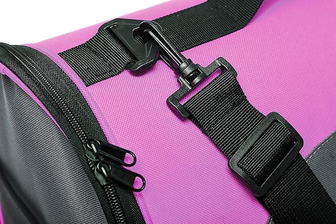 Pawer 18” x 11”x 11” Soft-Sided Foldable Airline Approved Pet Carrier for Cat, Puppy and Small Dog, Washable 600D Oxford Fabric, with Handle and Strap for Carry, Multiple Colors Available