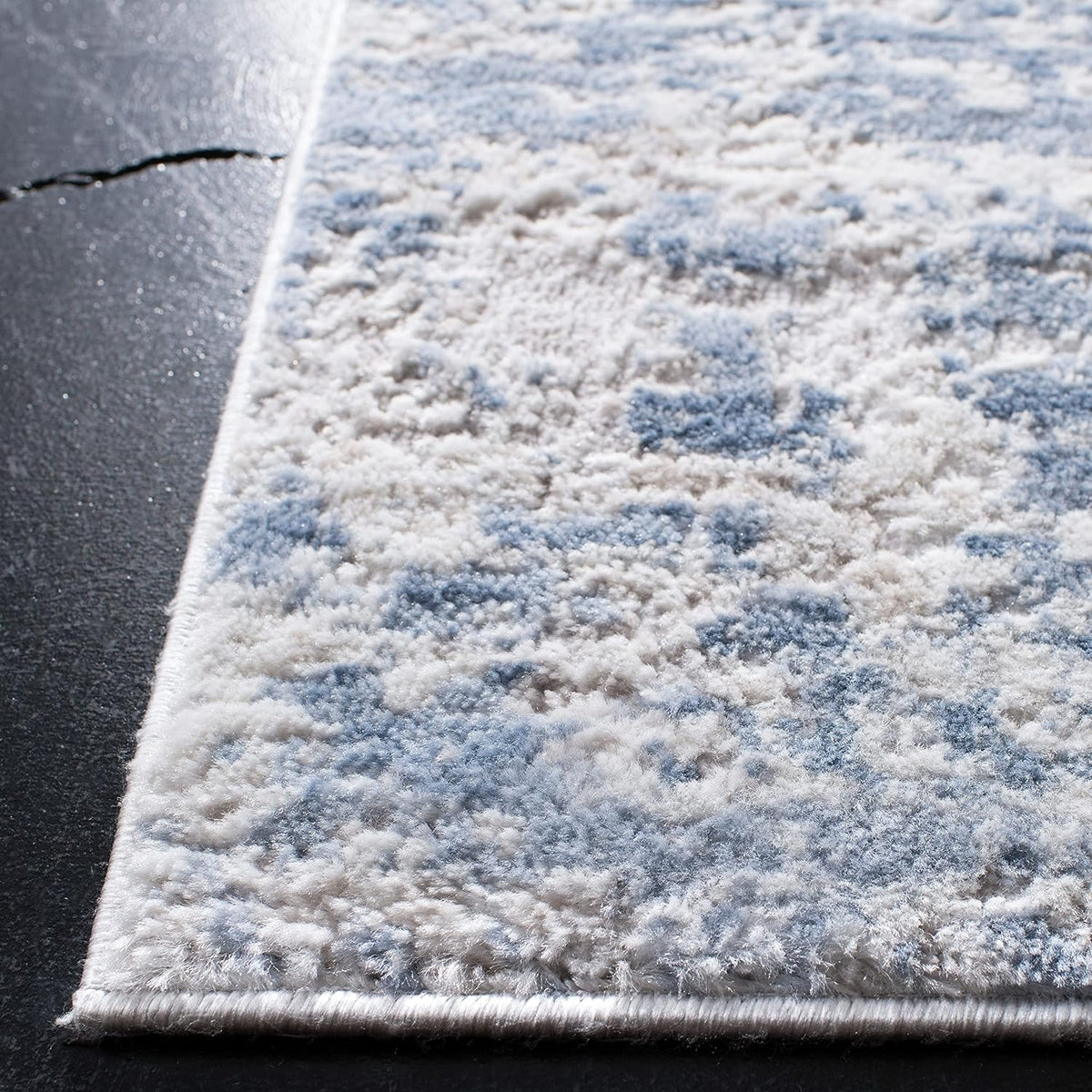 SAFAVIEH Amelia Runner Rug 2'2"x12', Modern Grey & Blue ALA705F