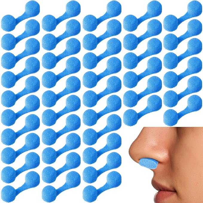 Tondiamo 100 Pieces Nose Plug Filter Disposable Nose Filter Sponge