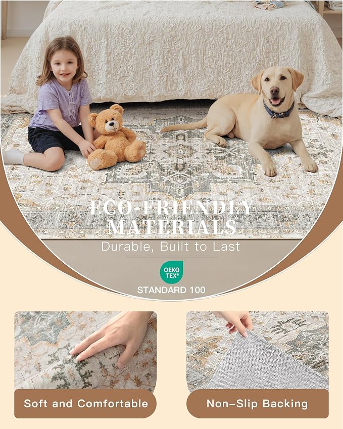 Madane Washable Runner Rug