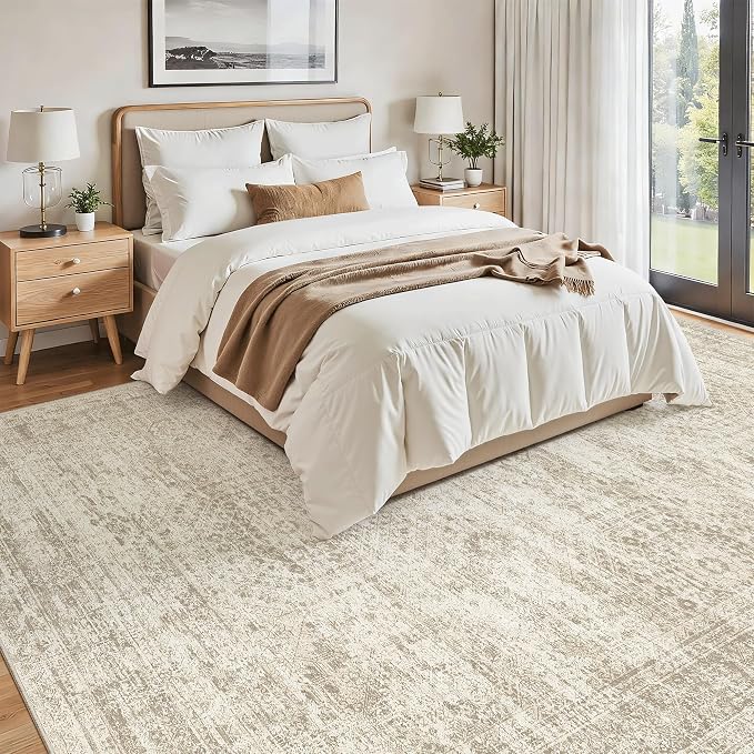 Soalmost Washable Area Rug 8x12, Large Soft Rugs