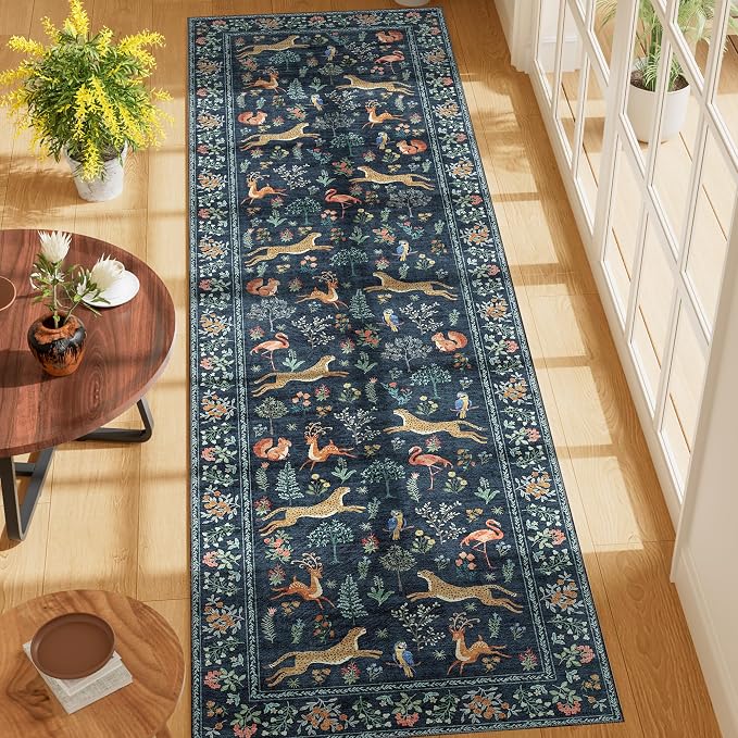 DUKINO Runner Rug, 2x7 Washable Kitchen Rugs