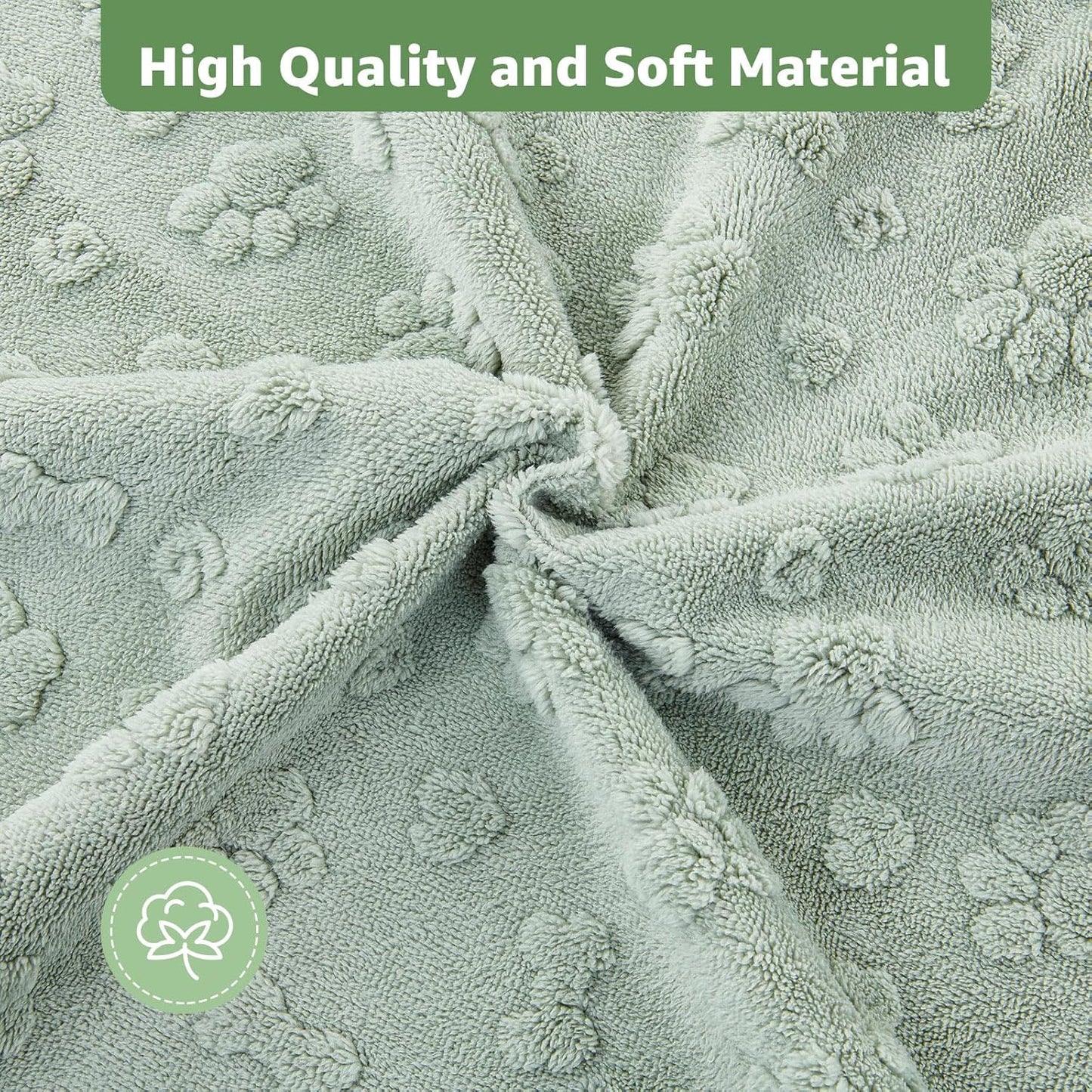 LOOBANI Washable Pee Pads for Dogs: 2 Pack Super Absorbent Reusable Puppy Pads, Leakproof and Waterproof Dog Training Pads Whelping Pads for Potty, Floor, Crate, Couch, Bed and Travel, 48"x48"