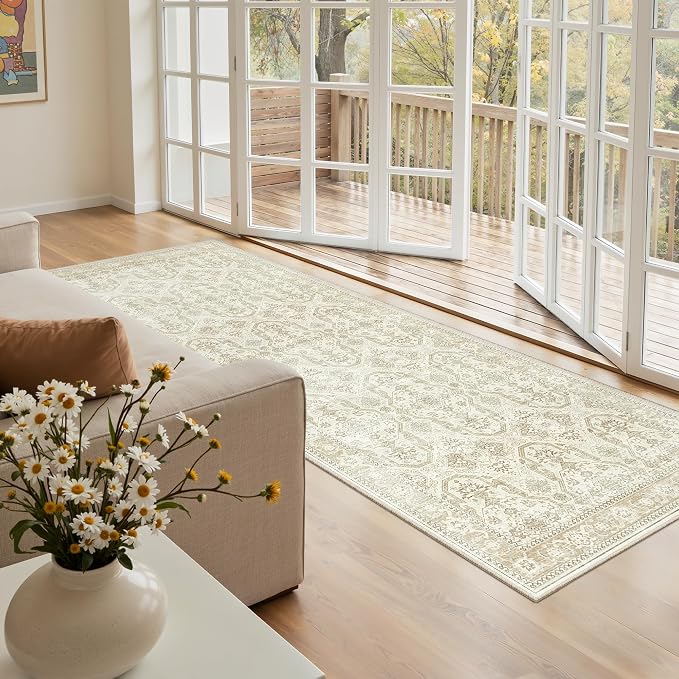 Soalmost Runner Rug 2x5 Washable Non-Slip Kitchen Runner Rugs