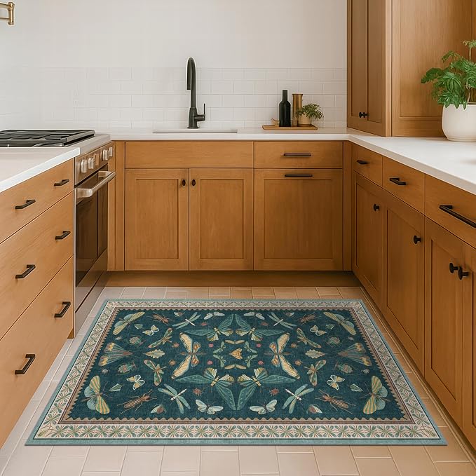 Teal 3x5 Entryway Rug
