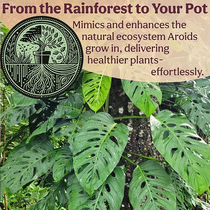 Craft Aroid Potting Mix- Elite Alocasia, Philodendron, Monstera Soil Mix, Chunky, Well Draining Potting Soil for Indoor Plants, All Tropical Plants & Houseplants, Peat Free 12QT