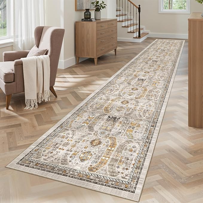 Madane Hallway Runner Rug 2x12, Extra Long Washable Runner Rugs
