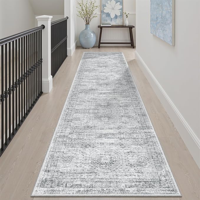 Soalmost Runner Rug 2'x8' Washable Non-Slip Runner Rugs