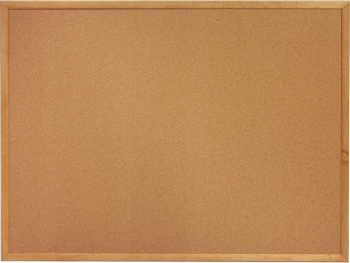 Lorell Oak Wood Frame Cork Board