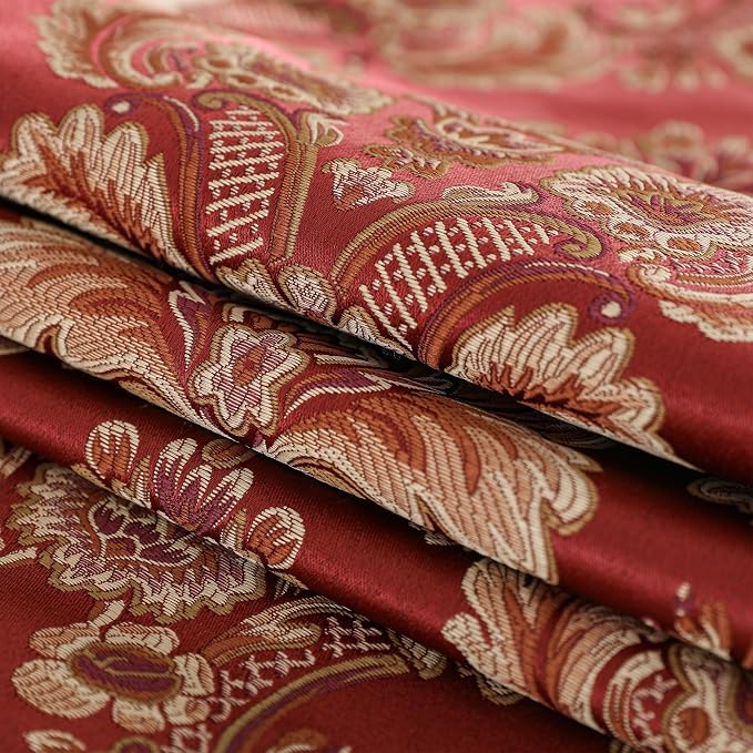 Luxury Vintage Table Runner Embroidery Jacquard Fabric