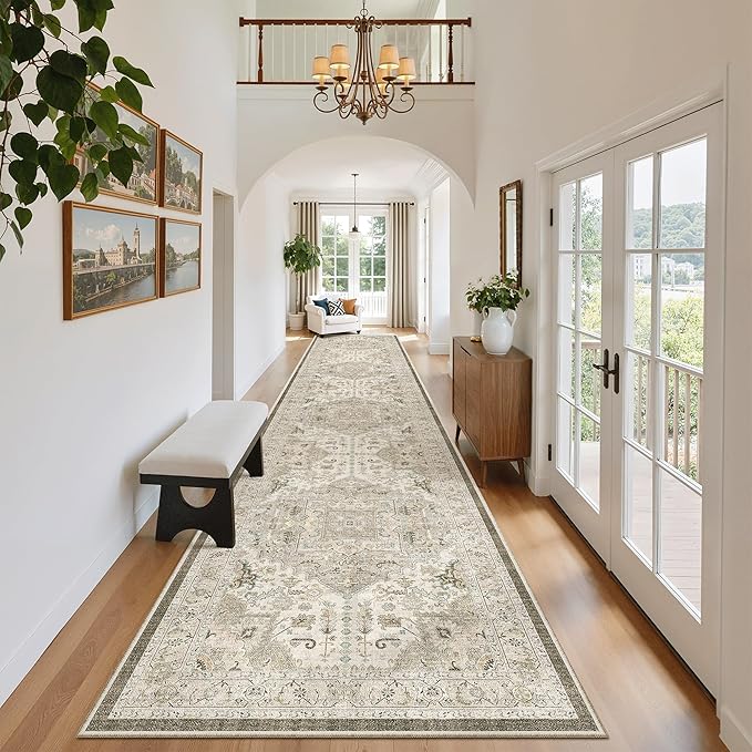 Madane Hallway Runner Rug 2'6''x16' Kitchen Runner