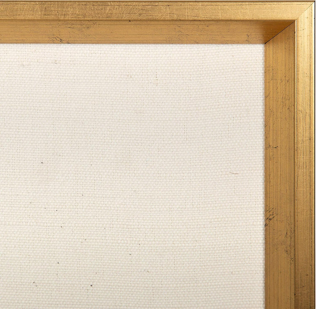 Kate and Laurel Calter Framed Linen Fabric Pinboard; 25.5 x 41.5; Gold