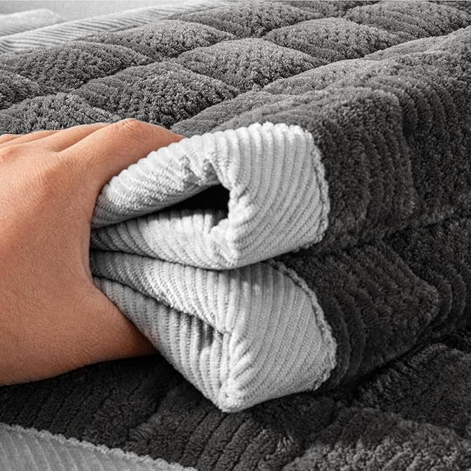 Couch Cover for Dogs Washable,Anti-Slip Back Cat Mat Pet Pad Blanket for Furniture Protector,Fuzzy Pet Sofa Cover for 3 Cushion Couch Sofa Pets Friendly (Dark Gray, 1pc/36"x65"/Seat Cover)