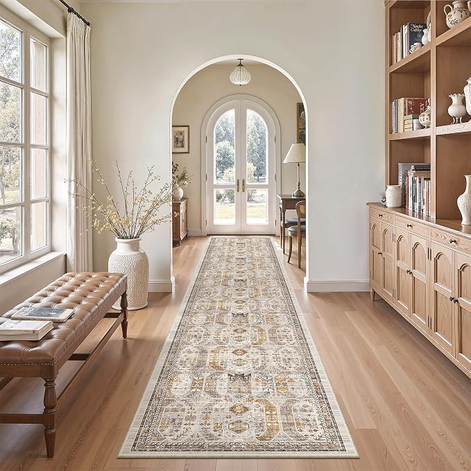 Madane Hallway Runner Rug 2x12, Extra Long Washable Runner Rugs