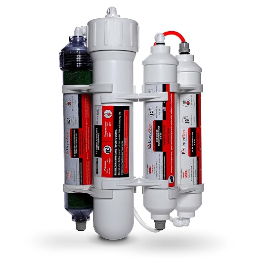 LiquaGen 4 Stage Reverse Osmosis and Deionization Portable Space Saver Water