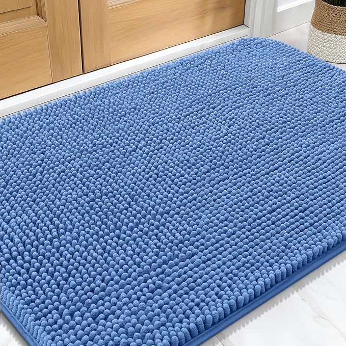 OLANLY Dog Door Mat for Muddy Paws 30x20, Absorbs Moisture and Dirt, Absorbent