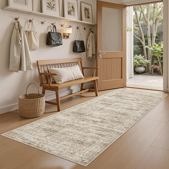Soalmost Runner Rug 2x5 Washable Non-Slip Kitchen Runner Rugs