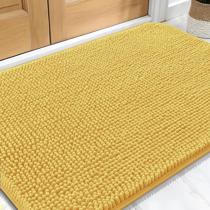 OLANLY Dog Door Mat for Muddy Paws 32x20, Absorbs Moisture and Dirt, Absorbent
