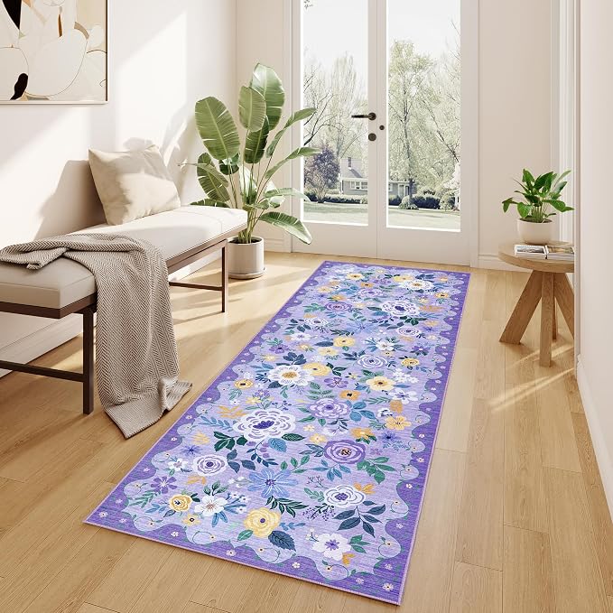 DUKINO Runner Rug, 2.6x8 Kitchen Rug
