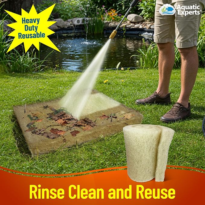 Aquatic Experts Cream COARSE Pond Filter Pad