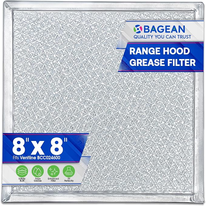Bagean Stove Vent Filter 8x8 inch BCC024600 Compatible