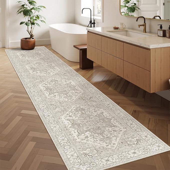 Madane Runner Rugs for Hallway 2x10 Long Washable Non-Slip Hallway Runner Rug